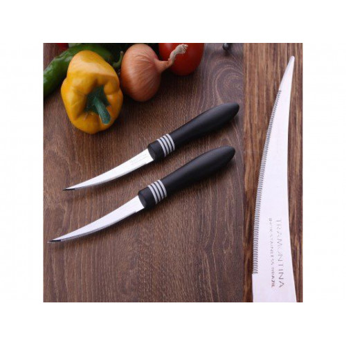 Кухонный нож для томатов Tramontina Cor&Cor Black 23462/105 (127мм)