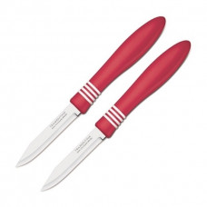  Набор ножей для овощей Tramontina Cor&Cor Red 23461/273 (76мм) 2шт 