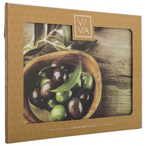 Доска разделочная Viva Olives & Oil C3235C-A2 (35см)