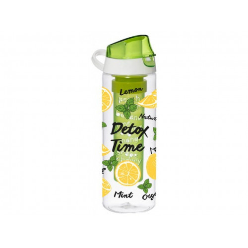 Бутылка для воды Herevin Lemon-Detox Time Display 161558-812 (0.75л)