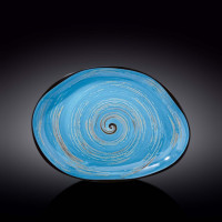 Блюдо камень Wilmax Spiral Blue WL-669642 / A (33см)