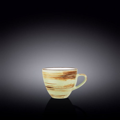 Чашка кофейная Wilmax Spiral Pistachio WL-669134 / A (110мл)