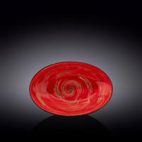 Блюдо овальное глубокое Wilmax Spiral Red WL-669240 / A (25см)