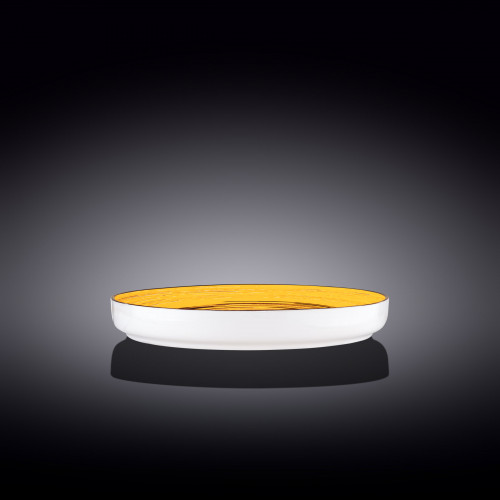 Тарелка обеденная Wilmax Spiral Yellow WL-669419 / A (23см)