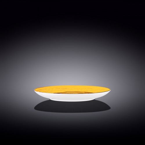 Тарелка десертная Wilmax Spiral Yellow WL-669412 / A (20.5см)