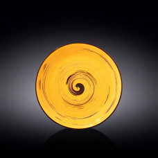 Тарелка обеденная Wilmax Spiral Yellow WL-669414 / A (25.5см)