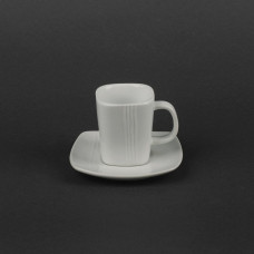 Чашка с блюдцем для кофе Helios HR1315 (100 мл)