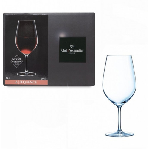 Набор бокалов для вина C&S Sequance L9951 (740мл) - 6шт