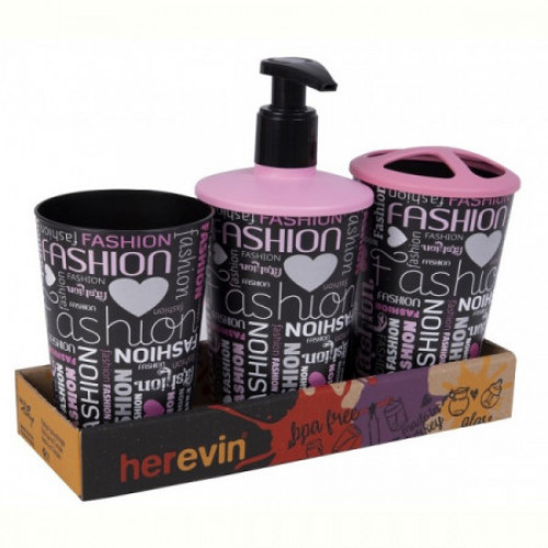 Аксессуары для ванной HEREVIN Fashion 161262-101T 3пр