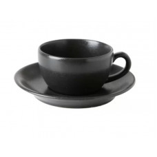 Чайная чашка с блюдцем Porland Seasons Black 222105 BL (207мл)