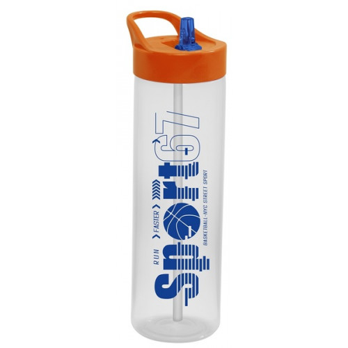 Бутылка для воды HEREVIN Straw-Sport 161812-011 (730мл)