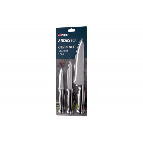 Ножи Ardesto Gemini Gourmet AR2103BL 3пр