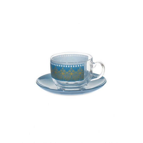 Чайный сервиз Luminarc Bagatelle Turquoise Q8812 (220мл) 12пр 
