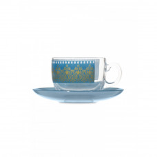 Чайный сервиз Luminarc Bagatelle Turquoise Q8812 (220мл) 12пр 