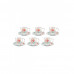Чайный сервиз Luminarc Alvis Red Q9082 (220мл) 12пр