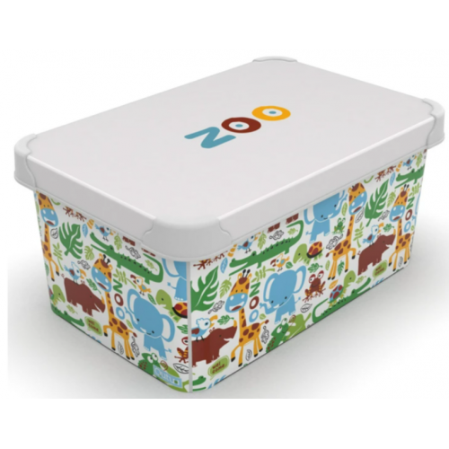 Коробка для хранения QUTU STYLE BOX ZOO (20л)