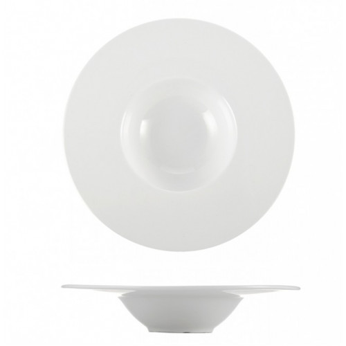 Глубокая тарелка Helios Extra white W118