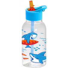 Бутылка для воды с трубочкой Herevin Shark 161807-370 (460мл)