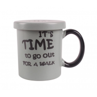 Чашка с крышкой Limited Edition Time HTK-049 (310мл)
