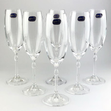 Набор бокалов для шампанского Bohemia Caroline 6 шт b40338 (180мл)