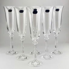 Набор бокалов для шампанского Bohemia Angela 6 шт b40600 (190мл)