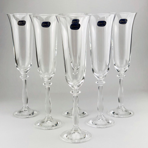 Набор бокалов для шампанского Bohemia Angela 6 шт b40600 (190мл)