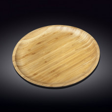 Бамбуковое круглое блюдо Wilmax Bamboo WL-771038 (35.5см)