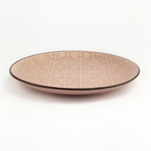 Тарелка обеденная Astera Engrave Pink A0480-HP22-D (27см)