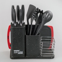 Набор ножей с кухонными принадлежностями z.e.p line ZP-045 на 14 предметов