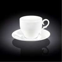Чашка с блюдцем для капучино Wilmax WL-993104 (170мл)