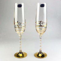 Набор бокалов для шампанского Bohemia Viola 2 шт b40729-M8573 (190мл)