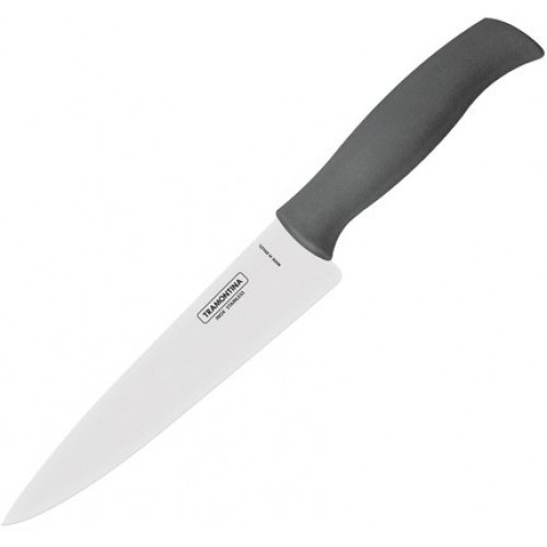 Кухонный поварской нож Tramontina Soft Plus Chef Grey 23664/167 (178мм)