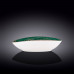 Блюдо овальное глубокое Wilmax Spiral Green WL-669541 / A (30х19.5х7 см)