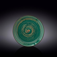 Тарелка круглая Wilmax Spiral Green WL-669513 / A (23 см)