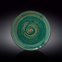 Тарелка круглая Wilmax Spiral Green WL-669516 / A (28 см)