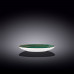 Тарелка круглая Wilmax Spiral Green WL-669511 / A (18 см)