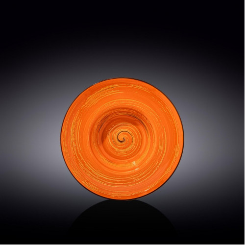 Тарелка глубокая Wilmax Spiral Orange WL-669322 / A (20 см)