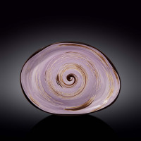 Блюдо-камень Wilmax Spiral Lavander WL-669742 / A (33х24.5 см)