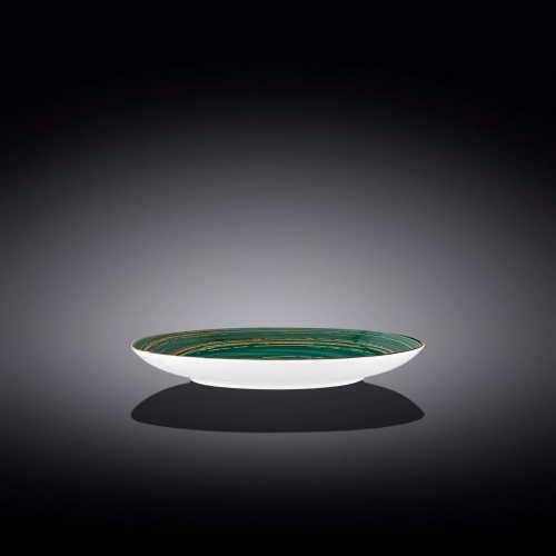 Тарелка десертная Wilmax Spiral Green WL-669512 / A (20.5см)